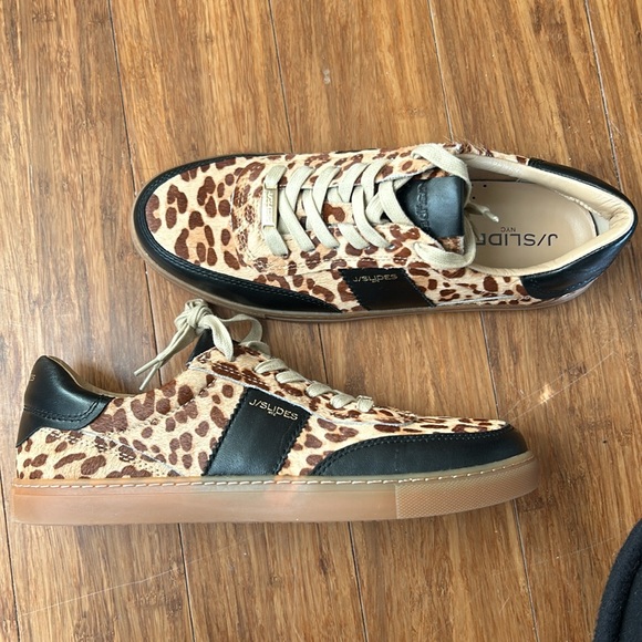 JSLIDES TINSLEY LEOPARD SNEAKERS - Picture 2 of 11